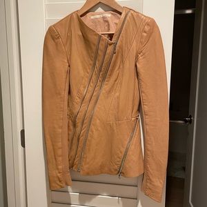 Willow lambskin leather jacket
